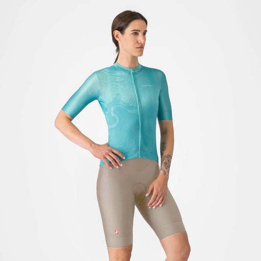 CASTELLI PRIMA 2 DT Dámské šortky Bibshort Grey