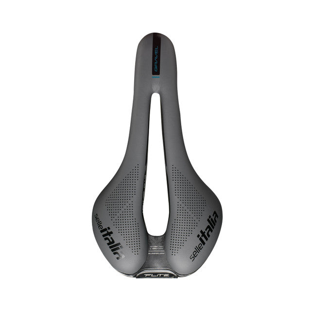 Sedlo SELLE ITALIA FLITE BOOST GRAVEL SUPERFLOW S Rails Ti316 Black/Grey