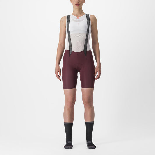 CASTELLI FREE AERO RC W Bib Tight dámské Bordeaux