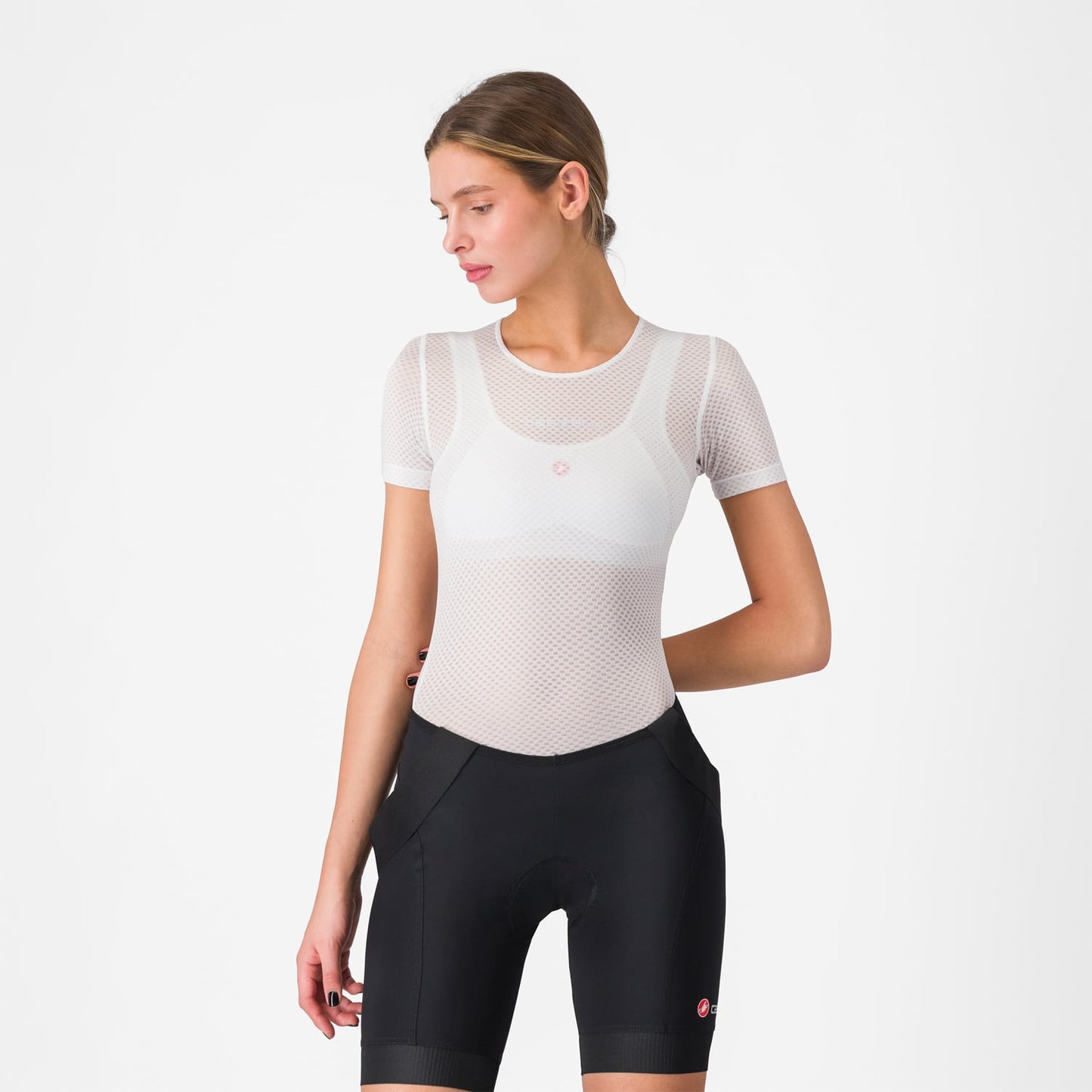 CASTELLI PRO MESH Dámské spodní prádlo s krátkým rukávem White