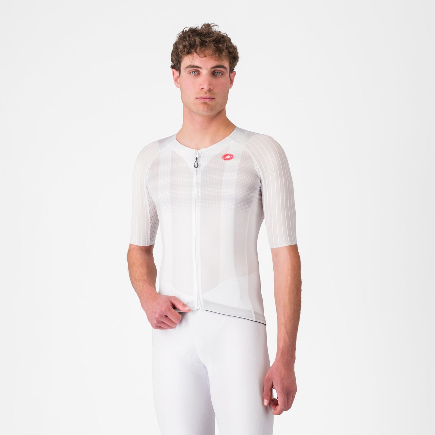 CASTELLI AERO RACE 8S dres s krátkým rukávem bílý