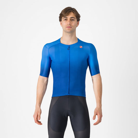 CASTELLI UPF Short Sleeve Jersey Blue