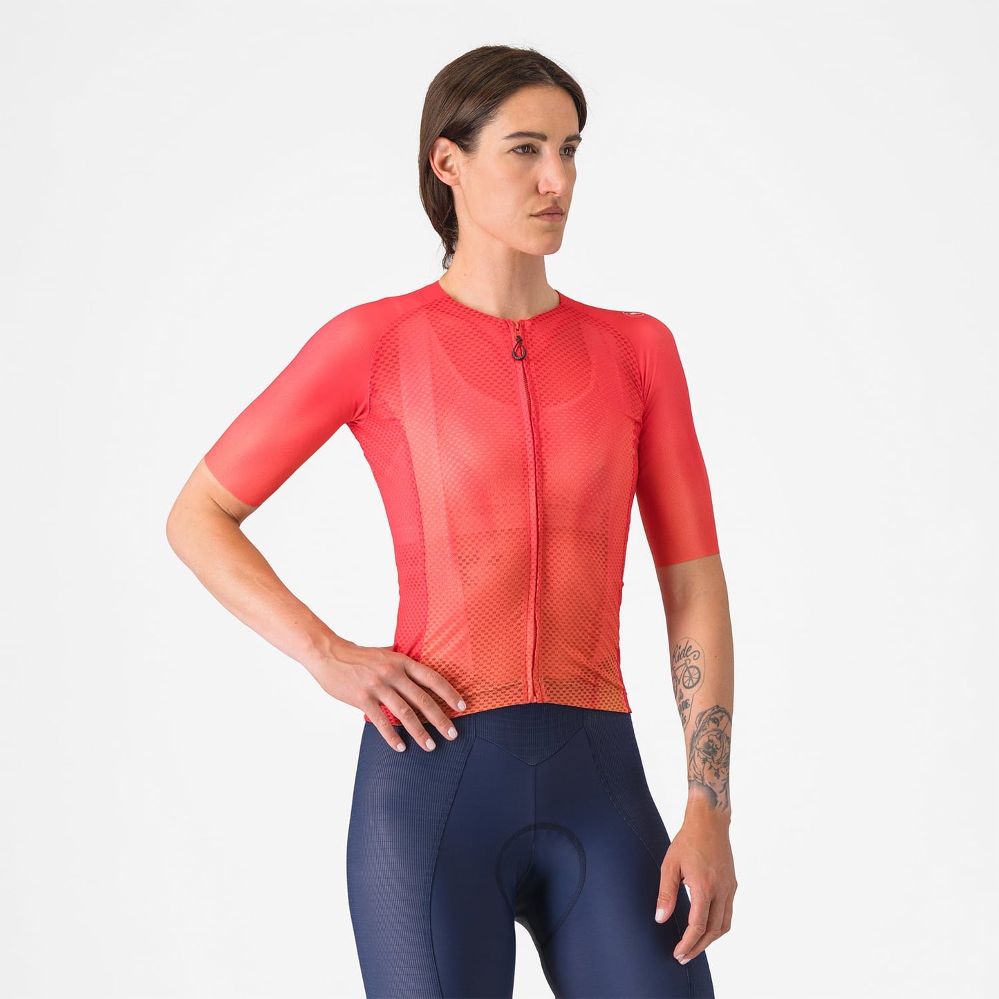 CASTELLI CLIMBER'S A/C Dámské tričko s krátkým rukávem Hibiscus Jersey