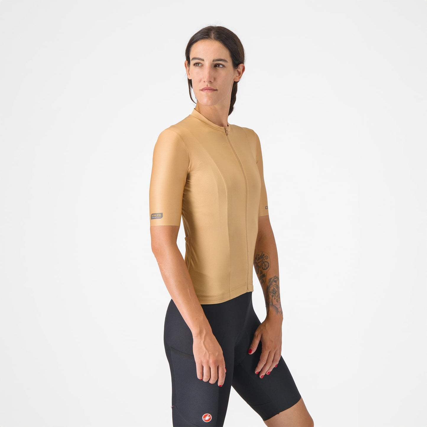 CASTELLI UNLIMITED Dámský dres s krátkým rukávem Brown