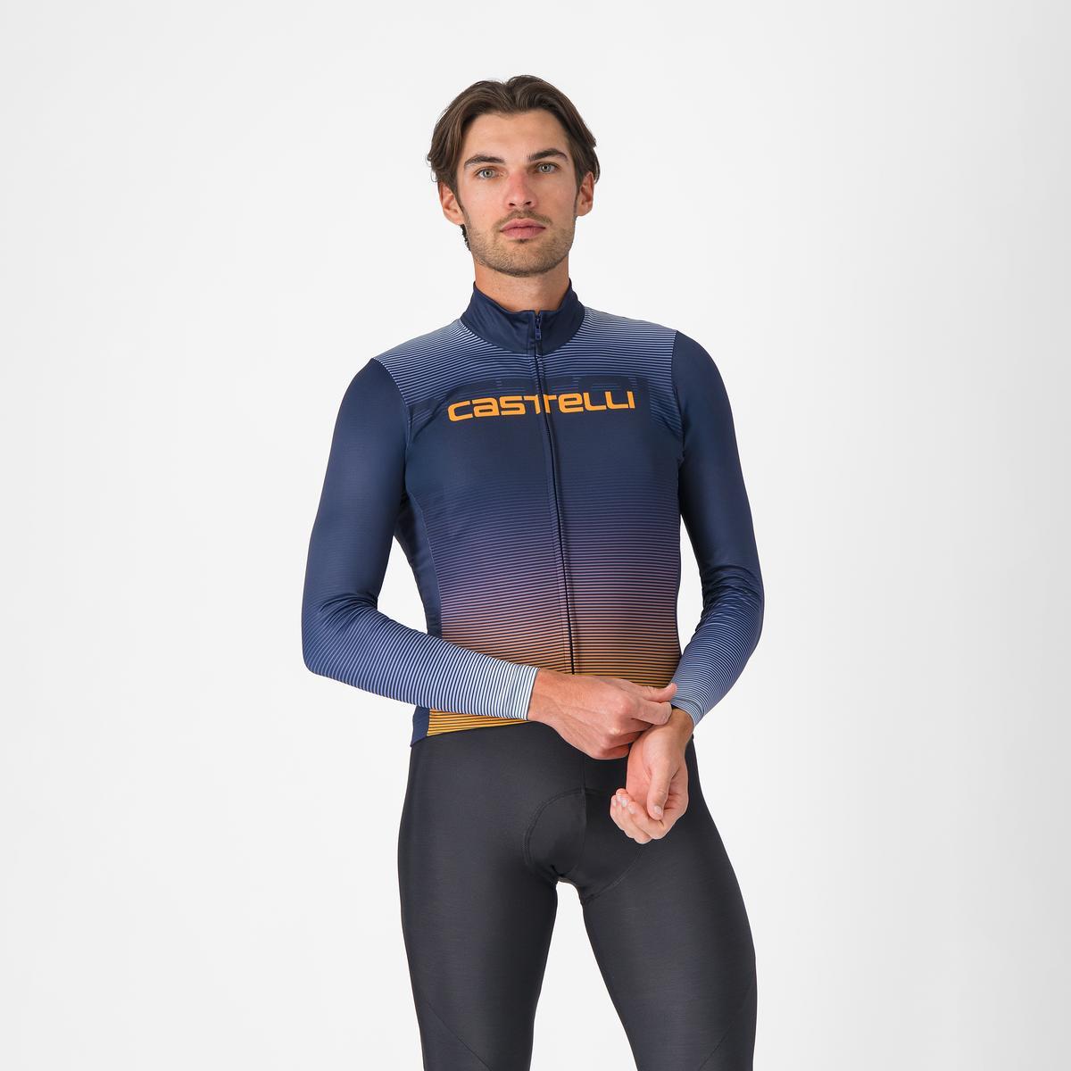 CASTELLLI APICE THERMAL Dres s dlouhým rukávem modrý/oranžový