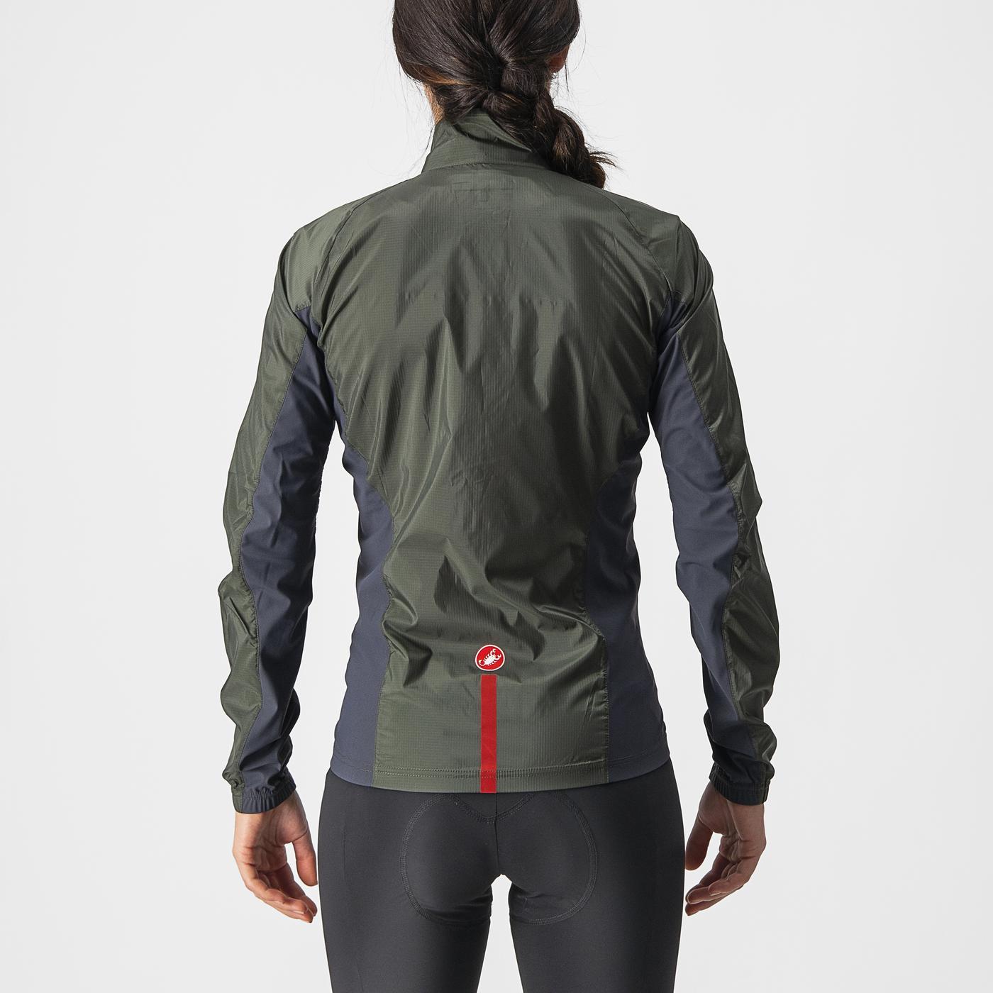 CASTELLI SQUADRA STRETCH Jacket Women Khaki