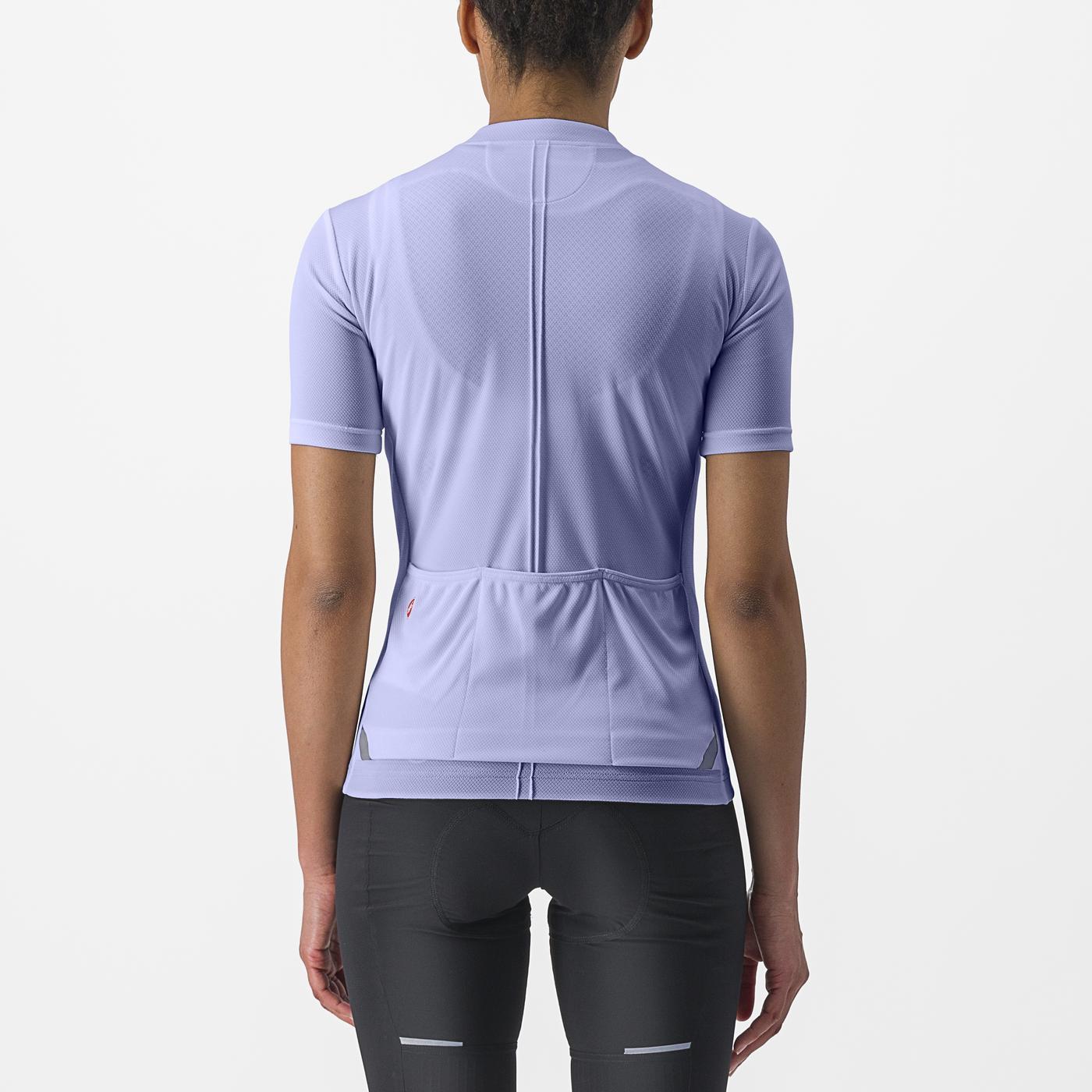 CASTELLI ANIMA 4 Short Sleeve Women's Violet Jersey