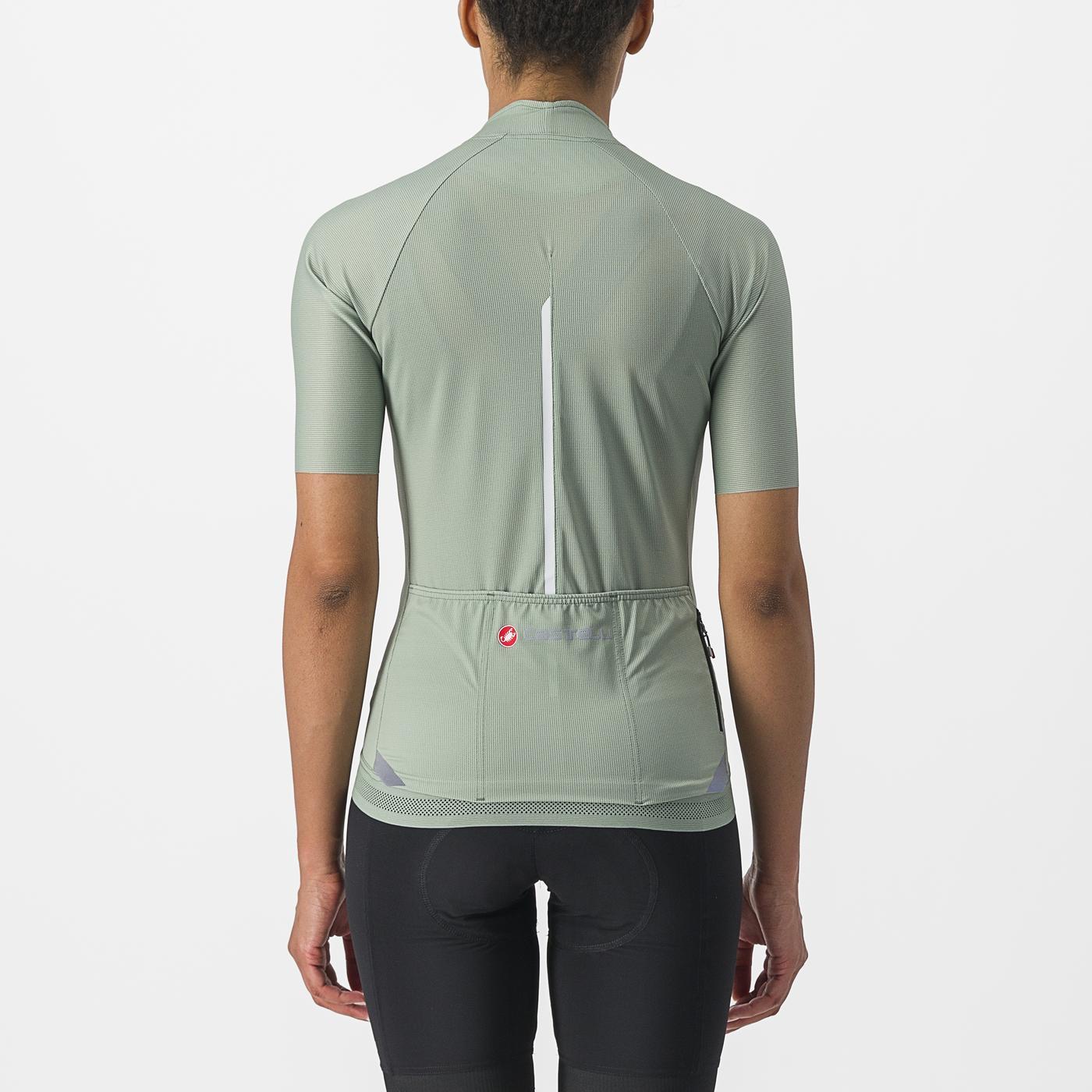 CASTELLI ENDURANCE W Dámský dres s krátkým rukávem Green