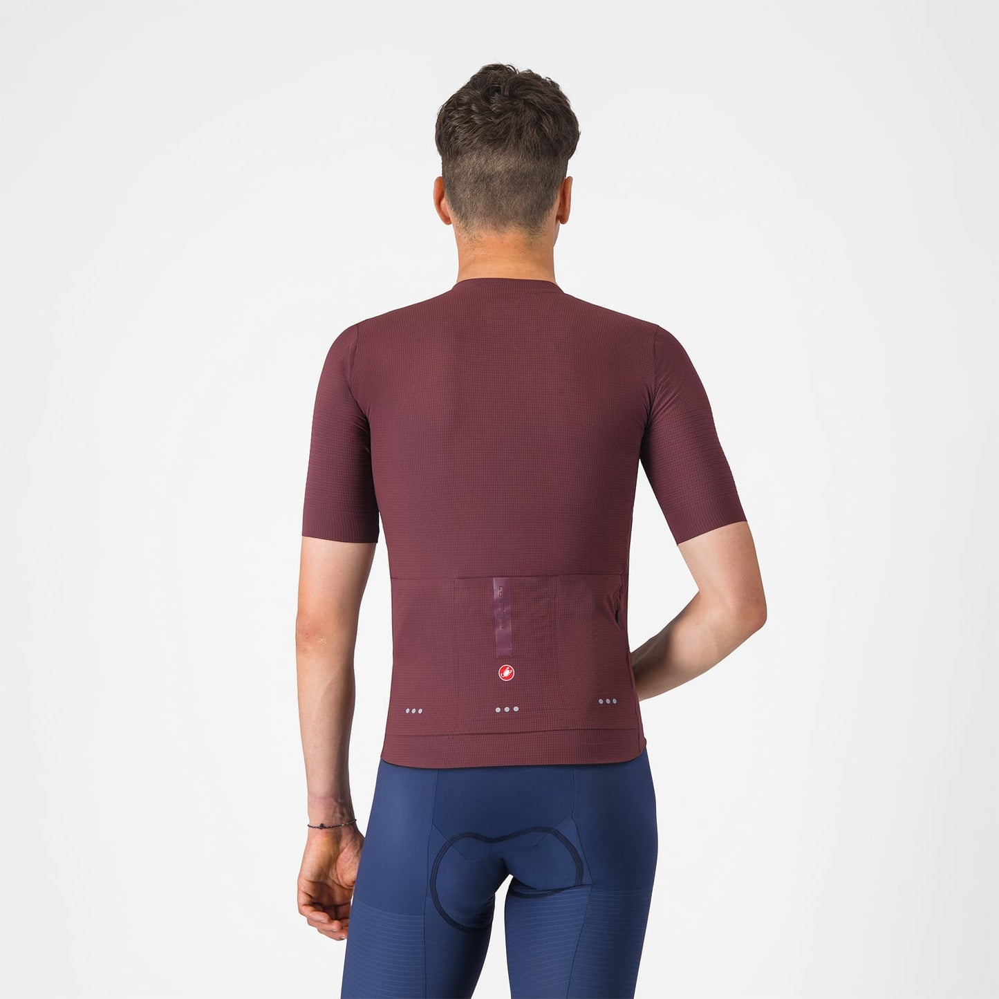 CASTELLI PREMIO EVO Dres s krátkým rukávem Bordeaux