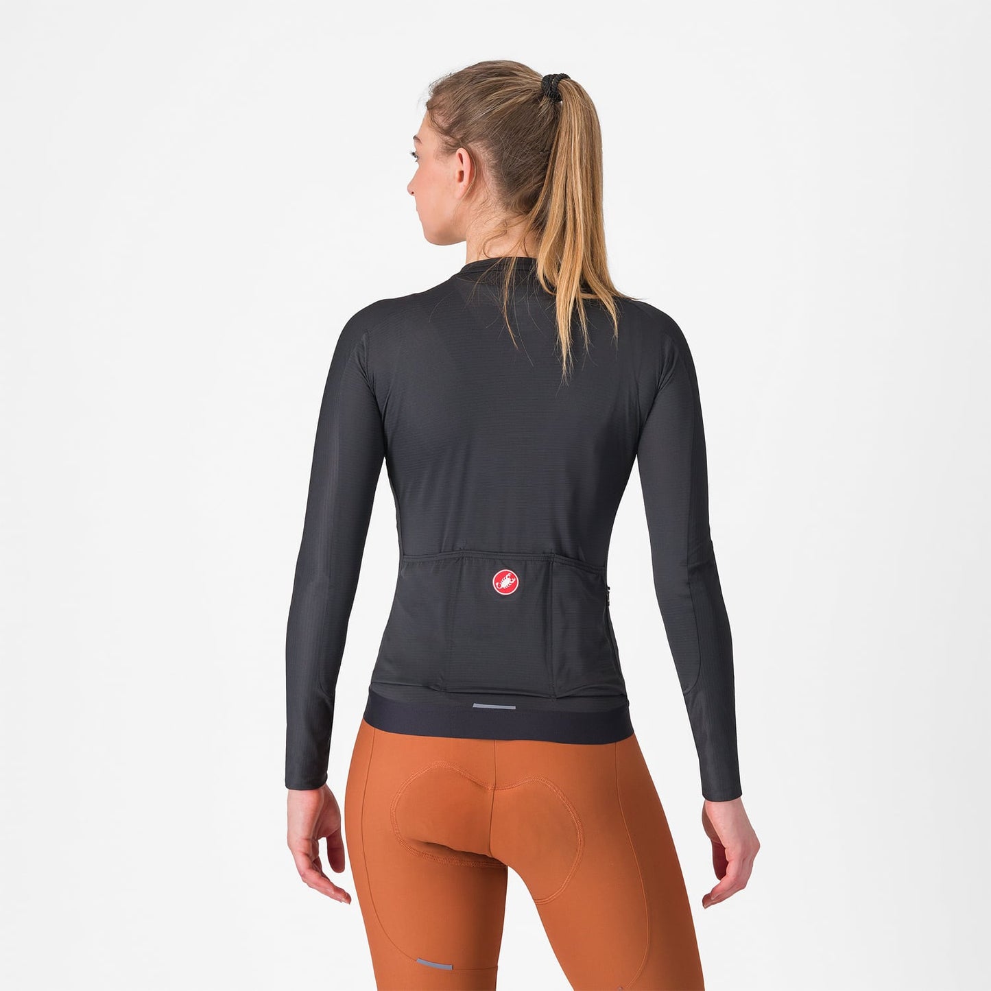 CASTELLI ESPRESSO Dámský dres s dlouhým rukávem Black