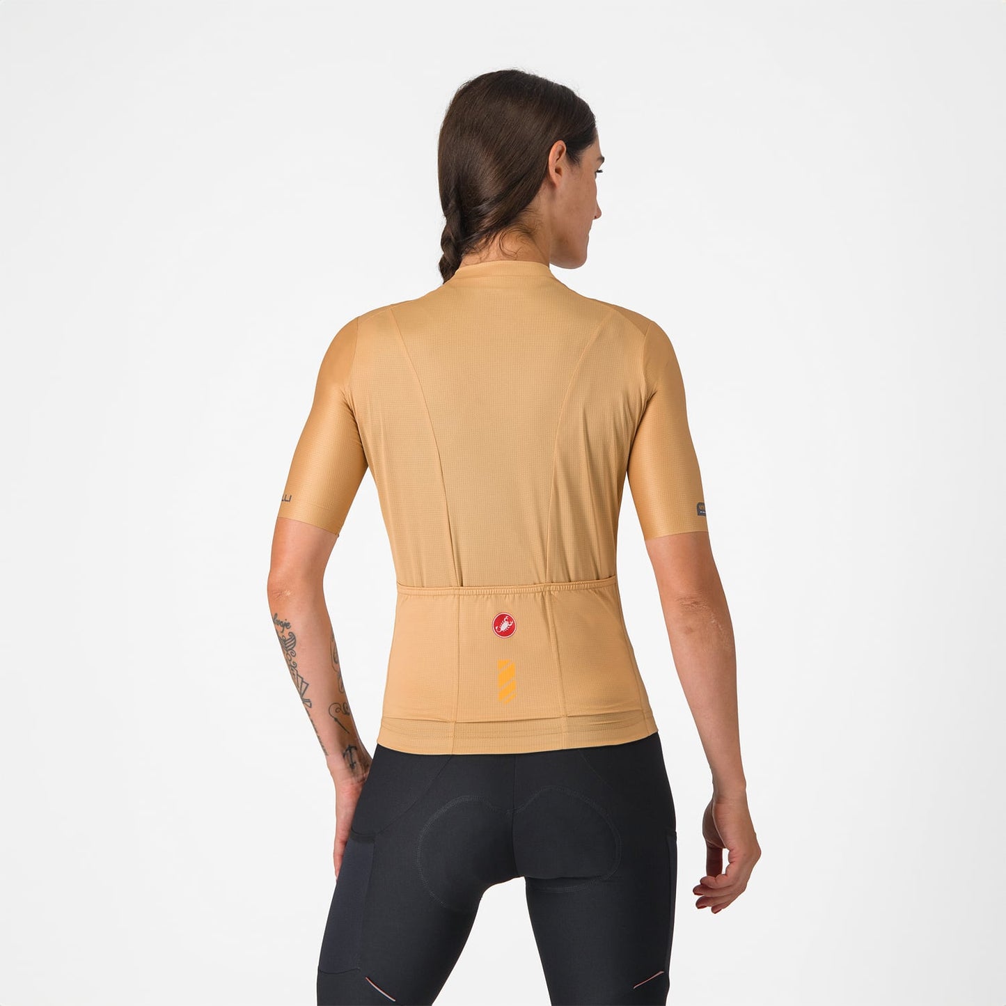 CASTELLI UNLIMITED Dámský dres s krátkým rukávem Brown