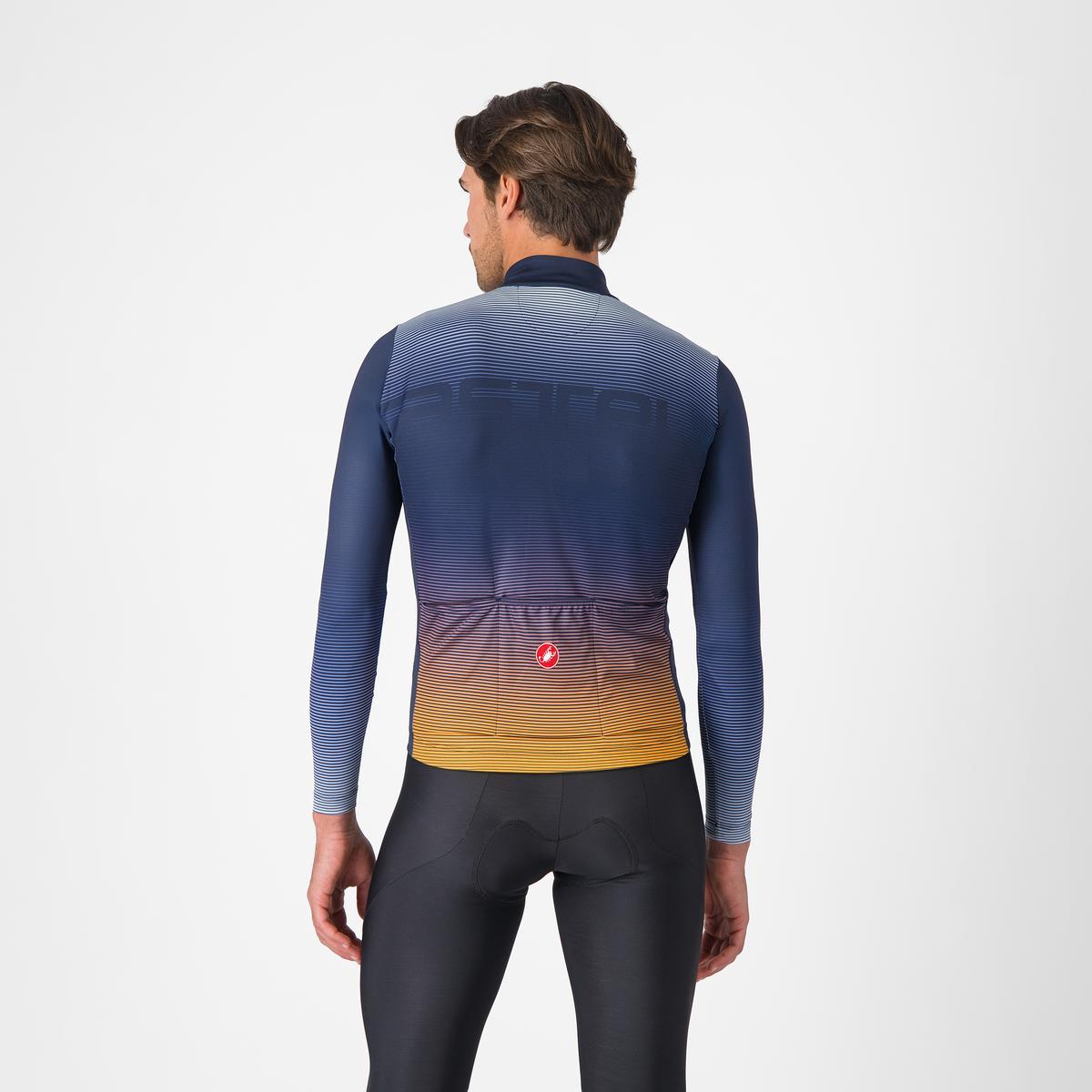 CASTELLLI APICE THERMAL Dres s dlouhým rukávem modrý/oranžový