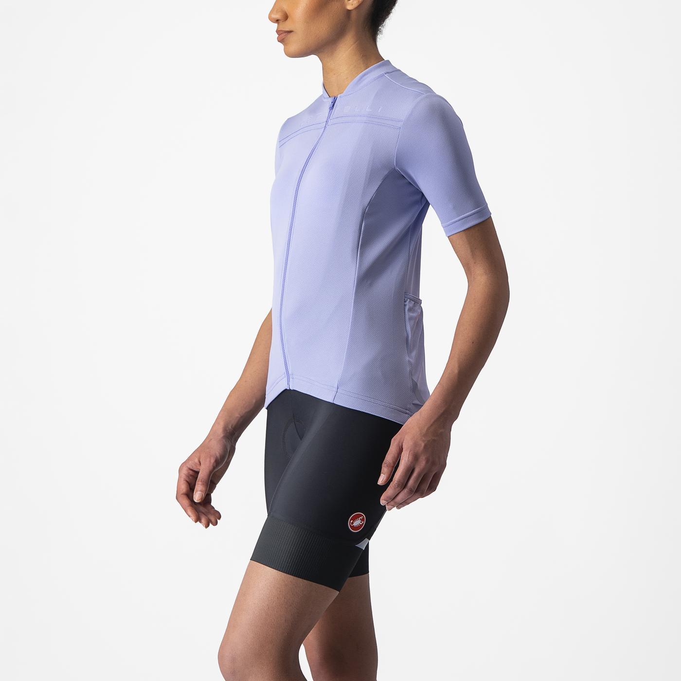 CASTELLI ANIMA 4 Short Sleeve Women's Violet Jersey