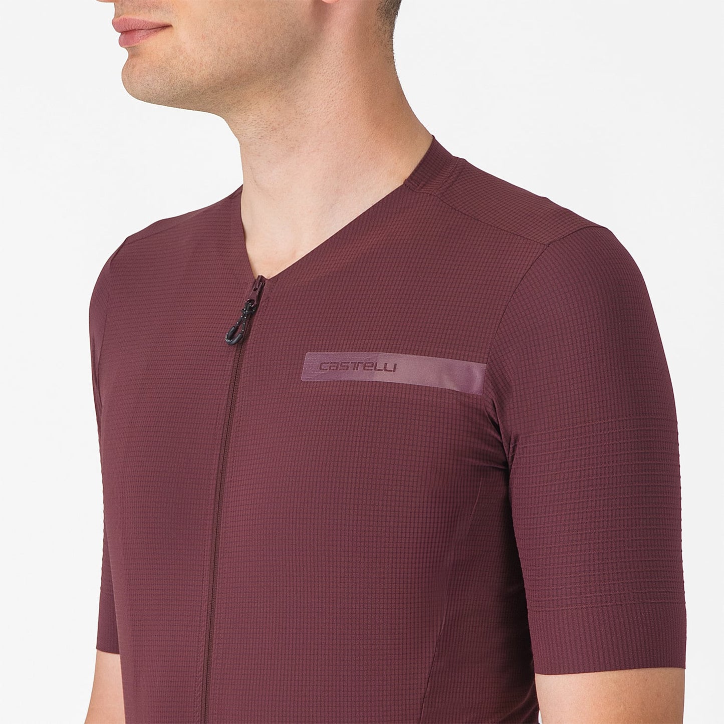 CASTELLI PREMIO EVO Dres s krátkým rukávem Bordeaux