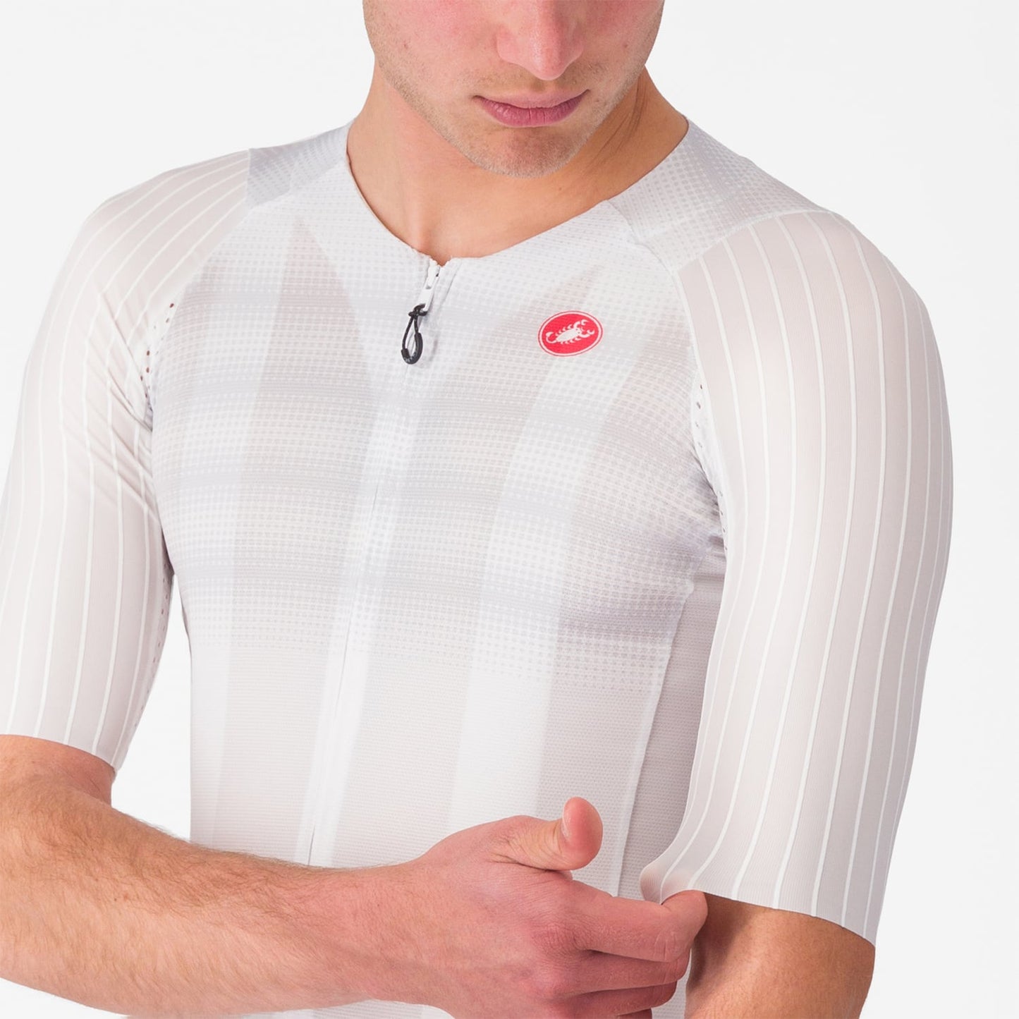 CASTELLI AERO RACE 8S dres s krátkým rukávem bílý