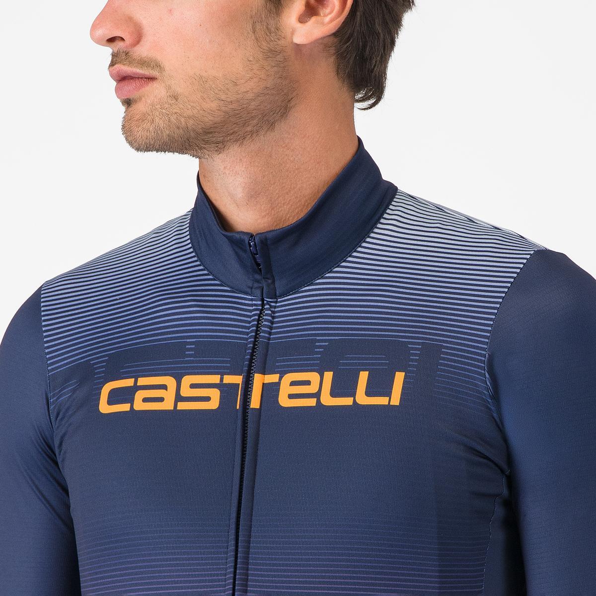 CASTELLLI APICE THERMAL Dres s dlouhým rukávem modrý/oranžový