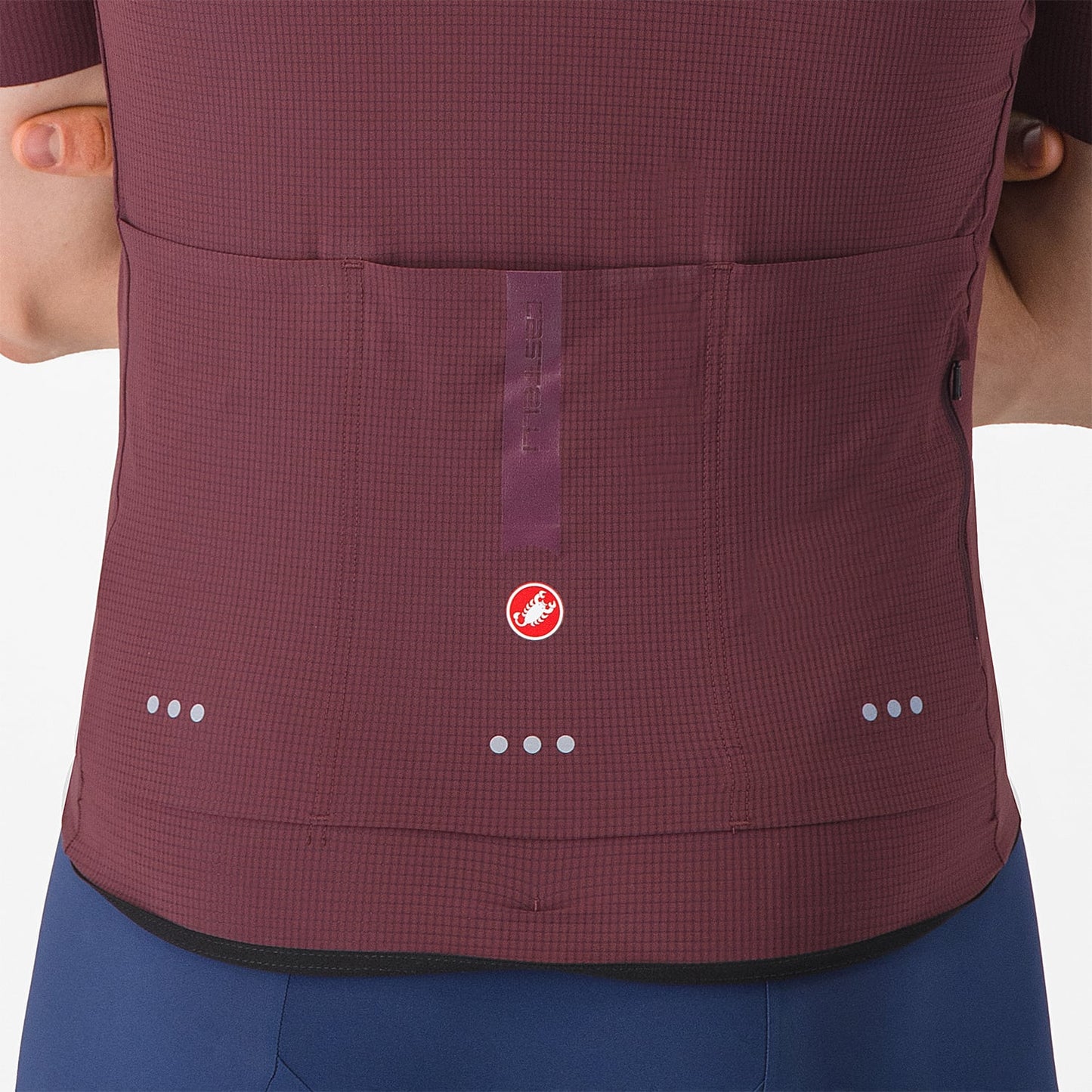 CASTELLI PREMIO EVO Dres s krátkým rukávem Bordeaux