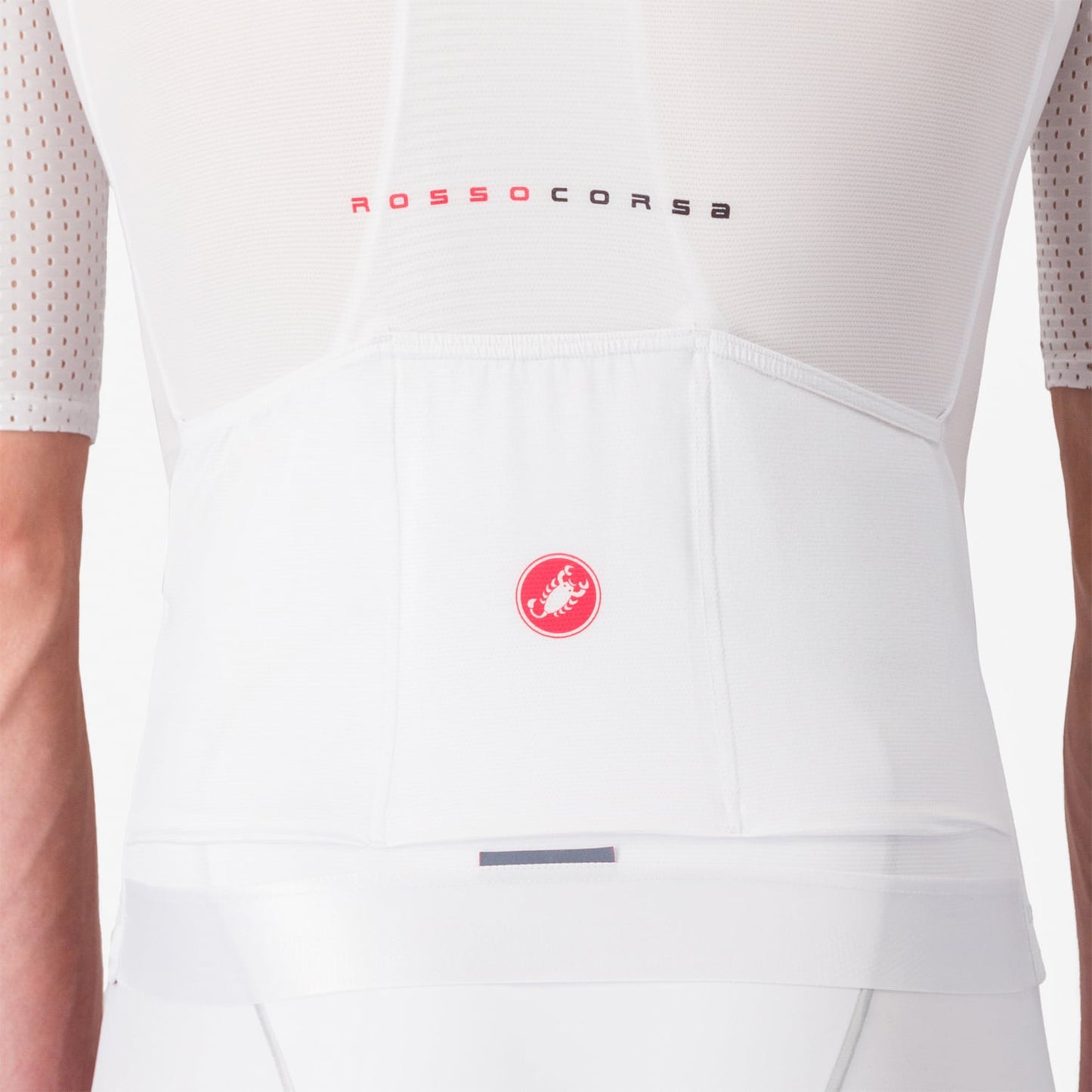 CASTELLI AERO RACE 8S dres s krátkým rukávem bílý