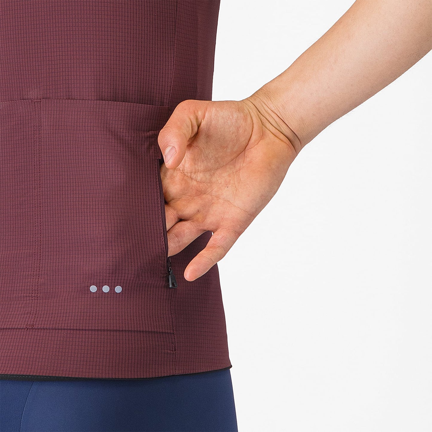 CASTELLI PREMIO EVO Dres s krátkým rukávem Bordeaux