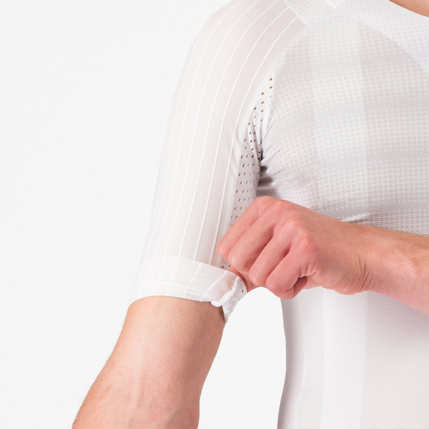 CASTELLI AERO RACE 8S dres s krátkým rukávem bílý