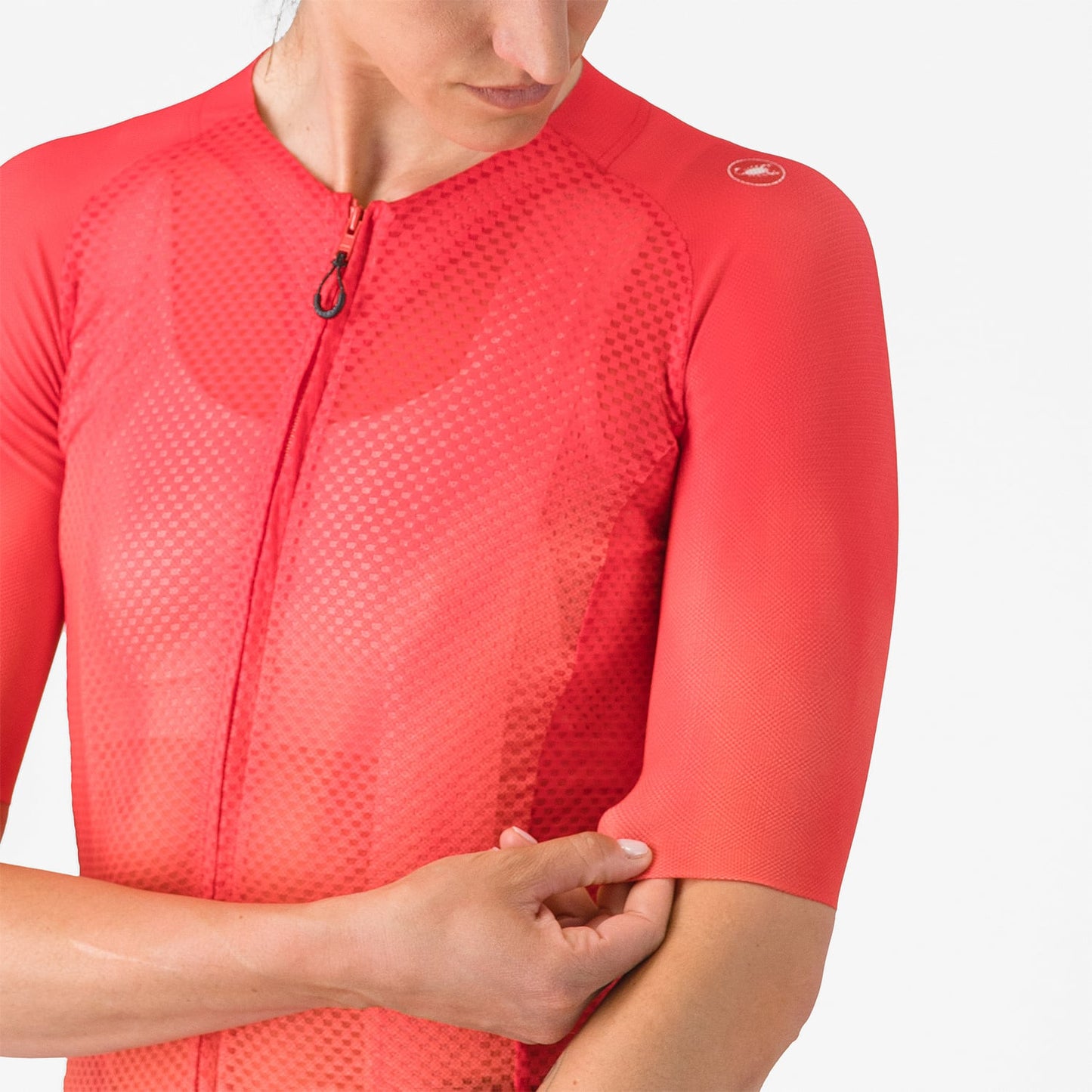 CASTELLI CLIMBER'S A/C Dámské tričko s krátkým rukávem Hibiscus Jersey