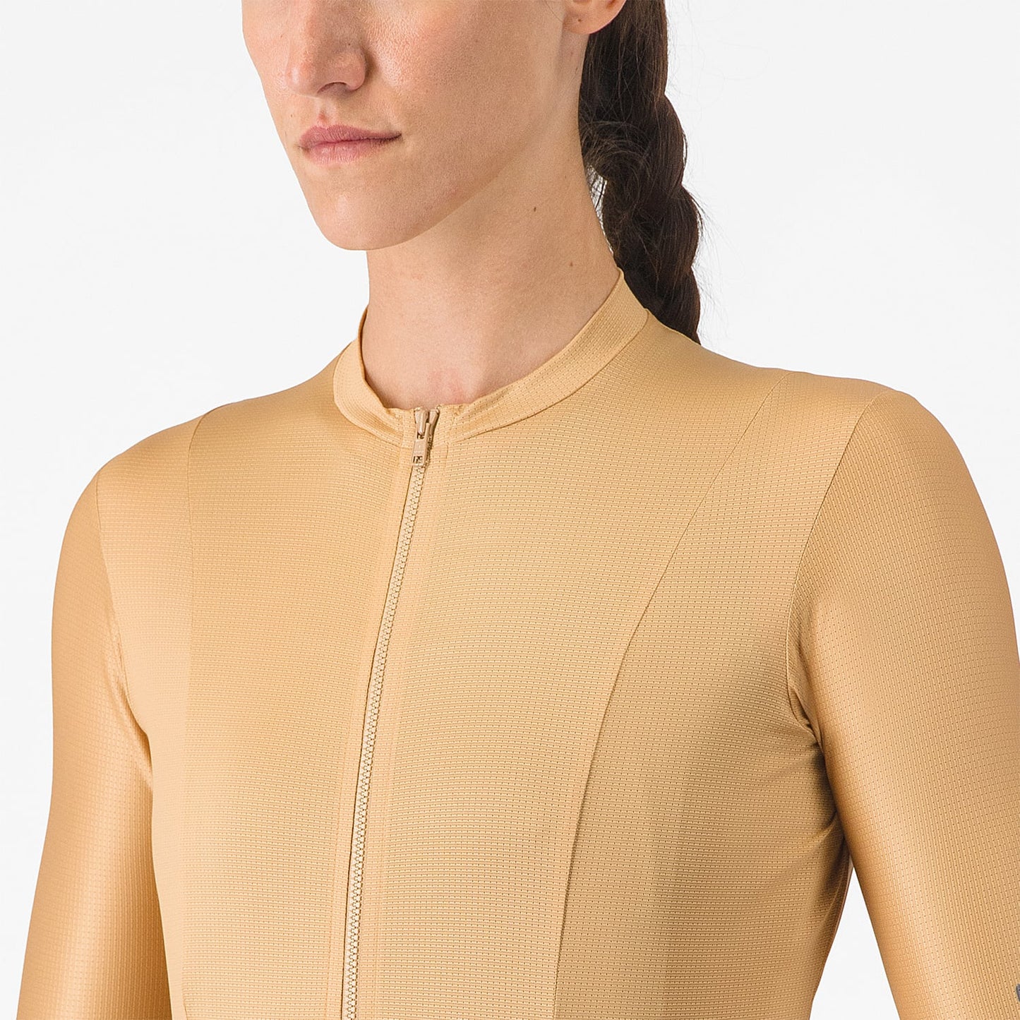 CASTELLI UNLIMITED Dámský dres s krátkým rukávem Brown
