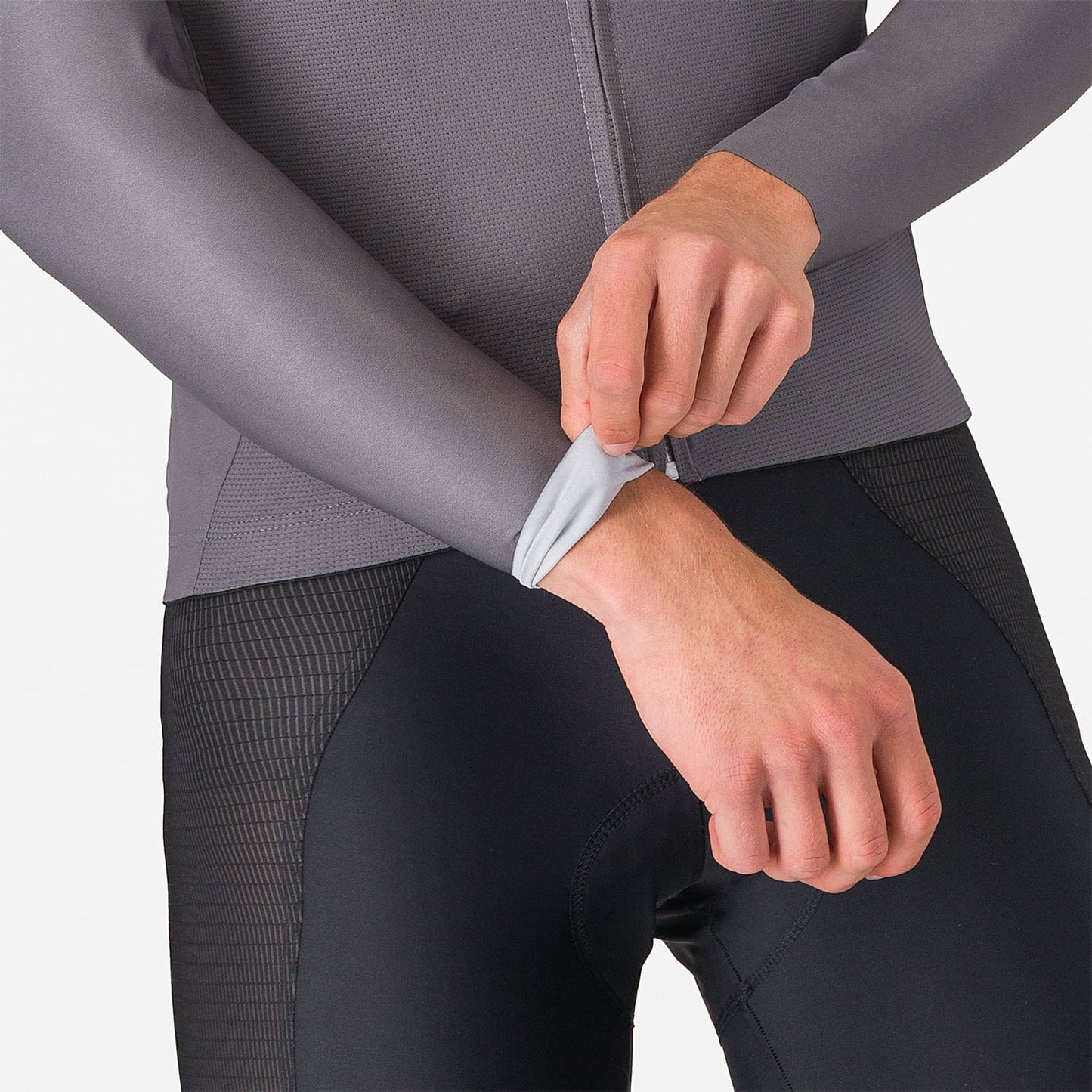 CASTELLI Dres s dlouhým rukávem UPF Grey