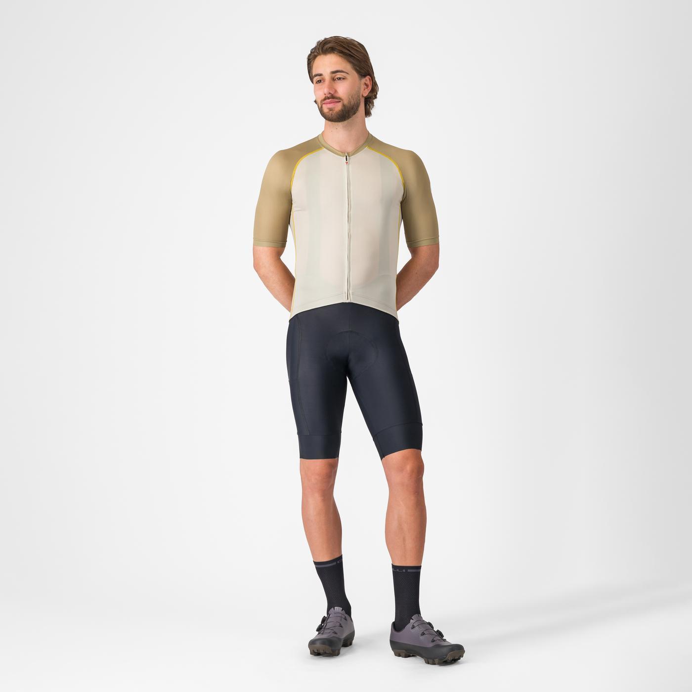CASTELLI UNLIMITED ENDURANCE 3 JERSEY Béžový/khaki dres