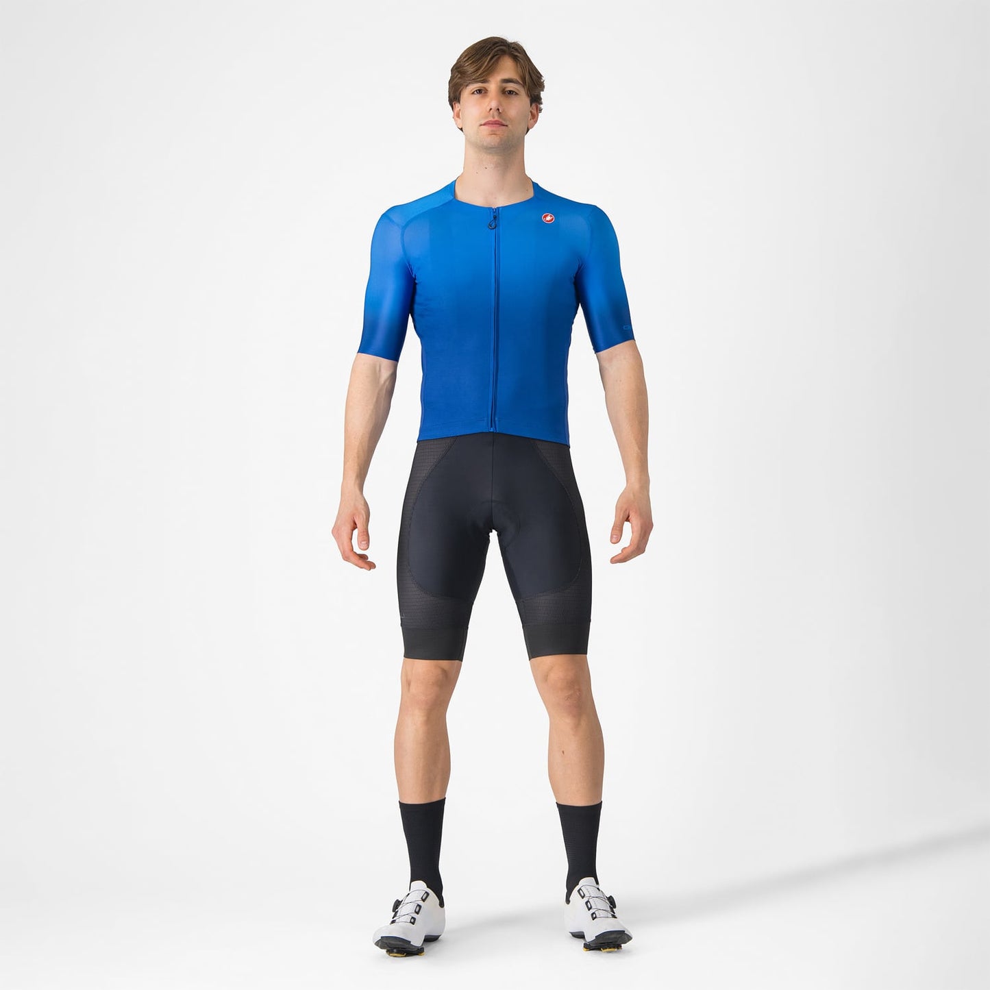 CASTELLI Dres s krátkým rukávem UPF Blue