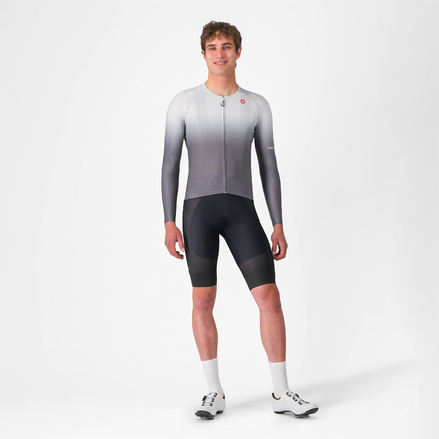 CASTELLI Dres s dlouhým rukávem UPF Grey