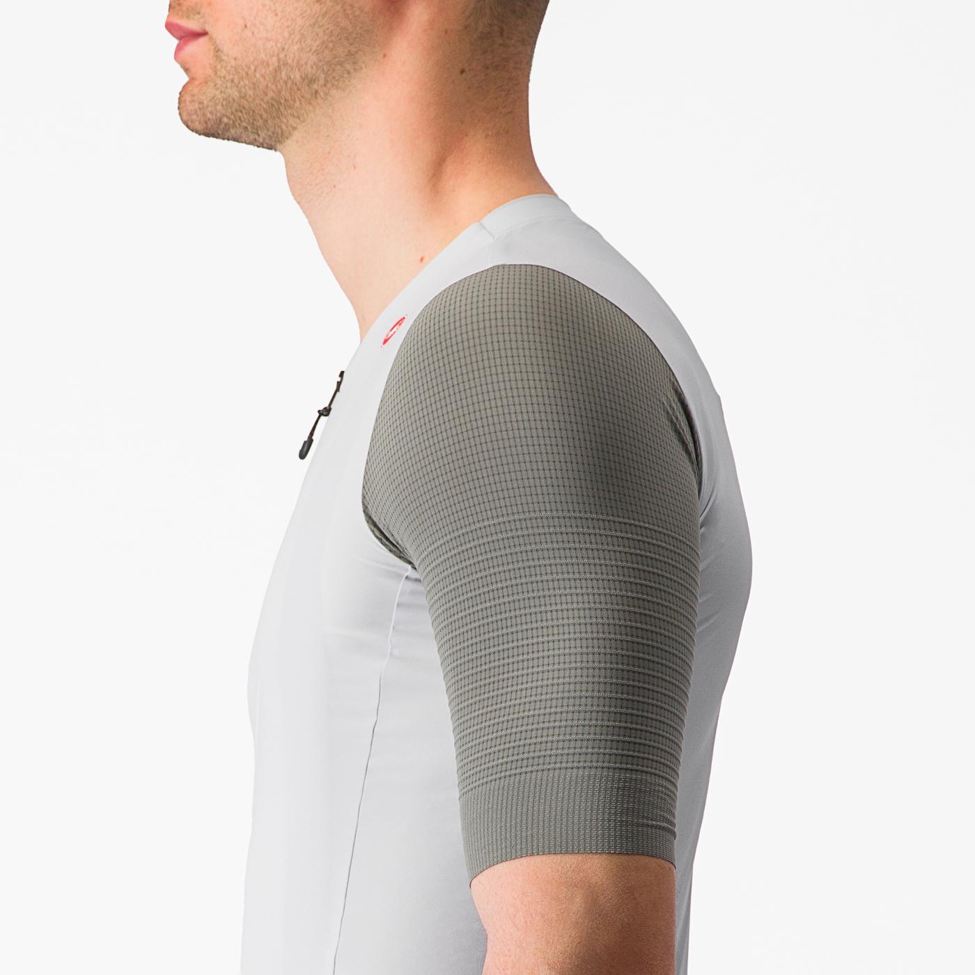 CASTELLI PREMIO Dres s krátkým rukávem White/Grey