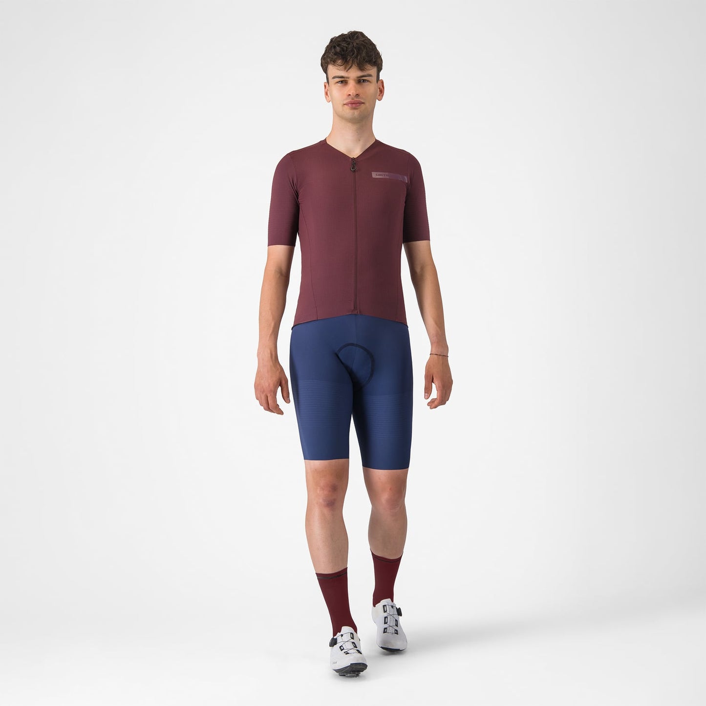 CASTELLI PREMIO EVO Dres s krátkým rukávem Bordeaux