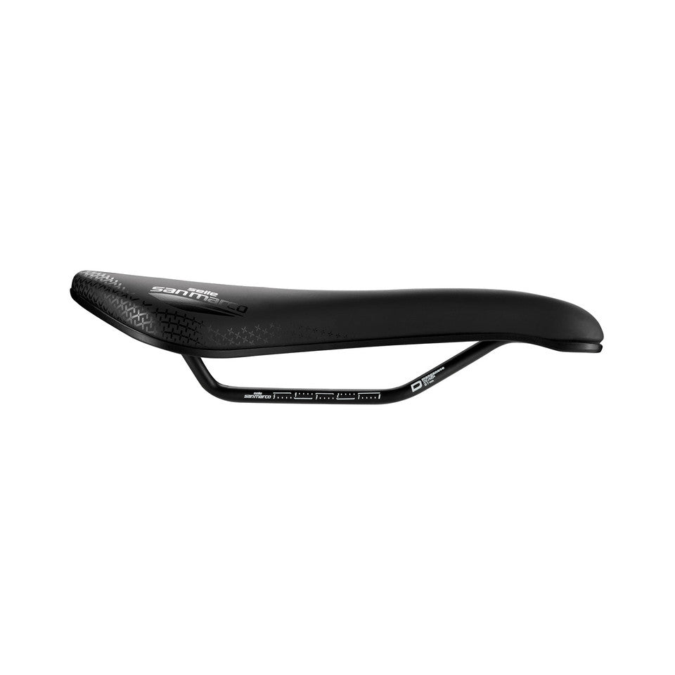 Sedlo SAN MARCO ASPIDE SHORT COMFORT OPEN-FIT DYNAMIC S3 Šířka 144 mm Kolejnice Manganese