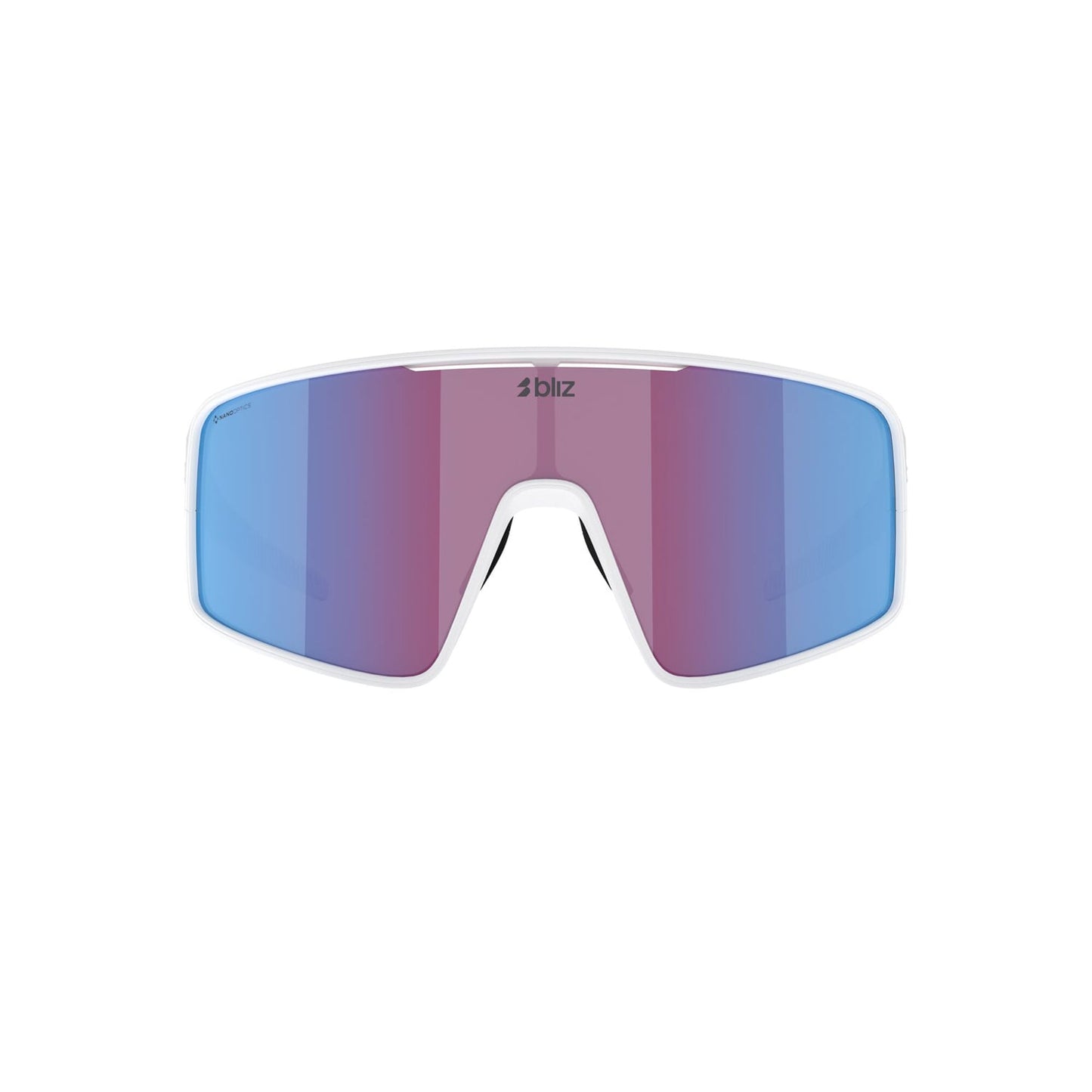 Brýle BLIZ P001 White Screen Pink Violet Blue Mirror