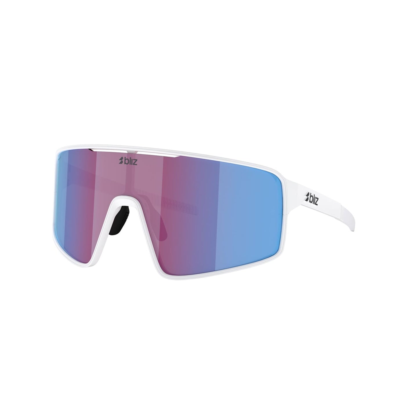 Brýle BLIZ P001 White Screen Pink Violet Blue Mirror