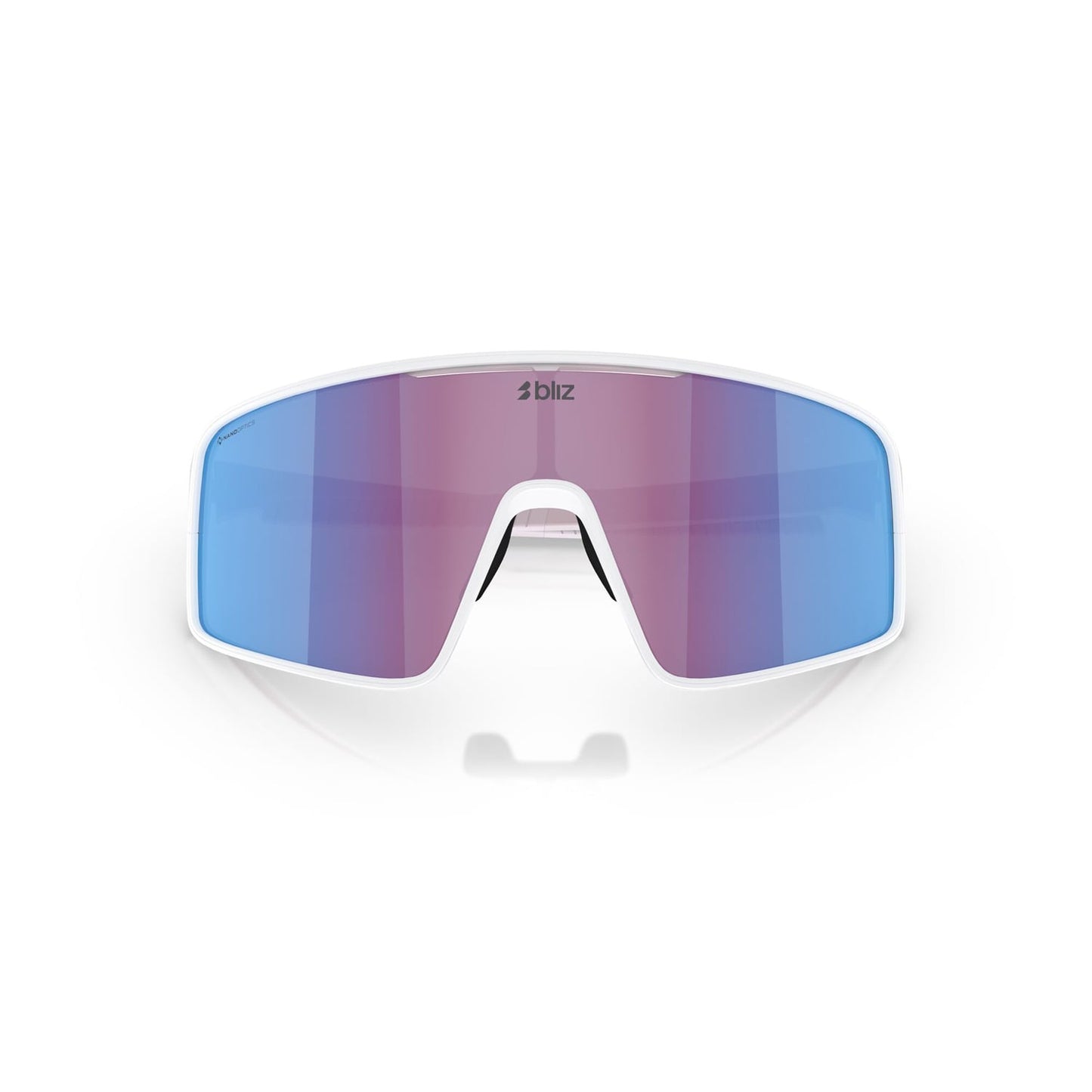 Brýle BLIZ P001 White Screen Pink Violet Blue Mirror