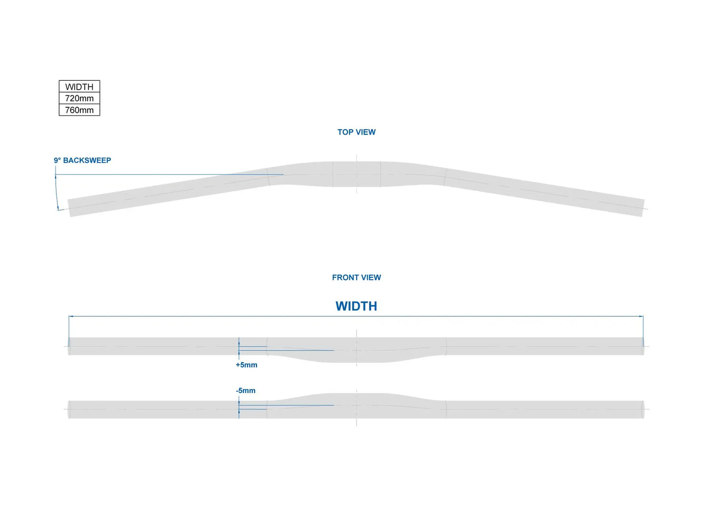 RITCHEY WCS TRAIL 9D Plochý věšák 760 mm černý