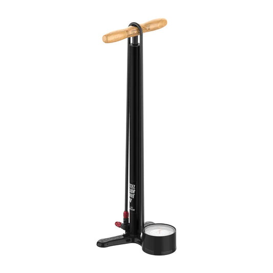 LEZYNE STEEL FLOOR DRIVE 3,5 HV nožní pumpa černá