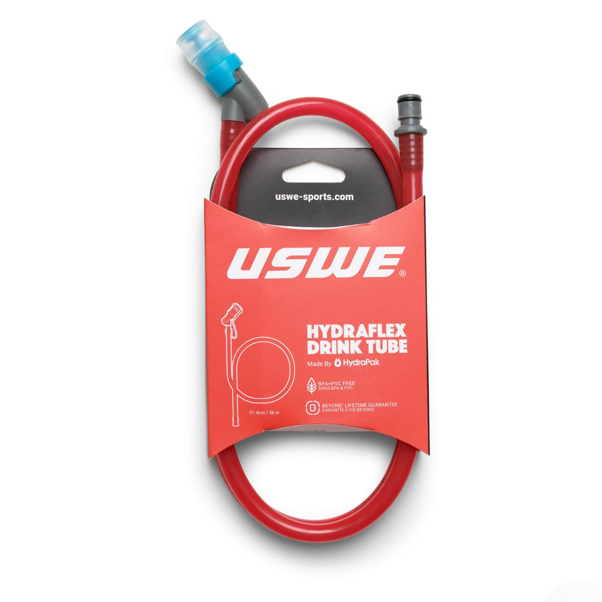 Sada kapesního ventilu a hadice USWE HYDRAFLEX červená