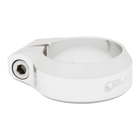 Sedlový obojek BURGTEC stříbrný