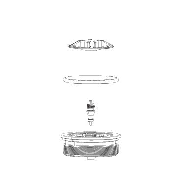 Kompletní kryt komory pneumatiky ROCKSHOX ZEB 38 mm A1 (2021+)