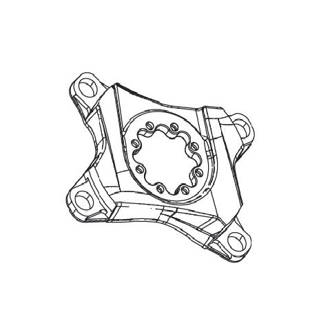 SRAM FORCE/RED 4 Spoke 107mm hvězda klikové sady