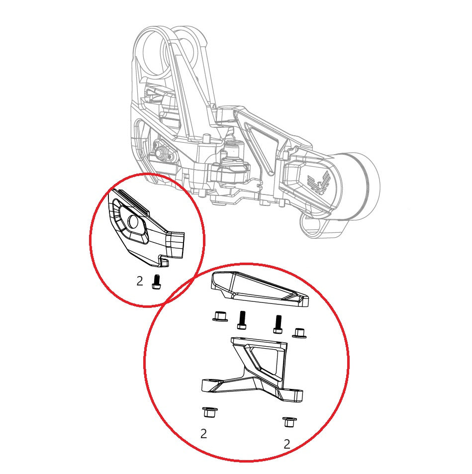 Sada ochrany přehazovačky SRAM XX-SL T-Type Eagle AXS