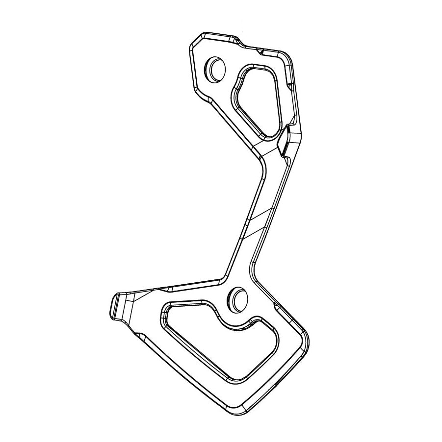 SRAM RED XPLR AXS E1 Carbon zadní klec přehazovačky