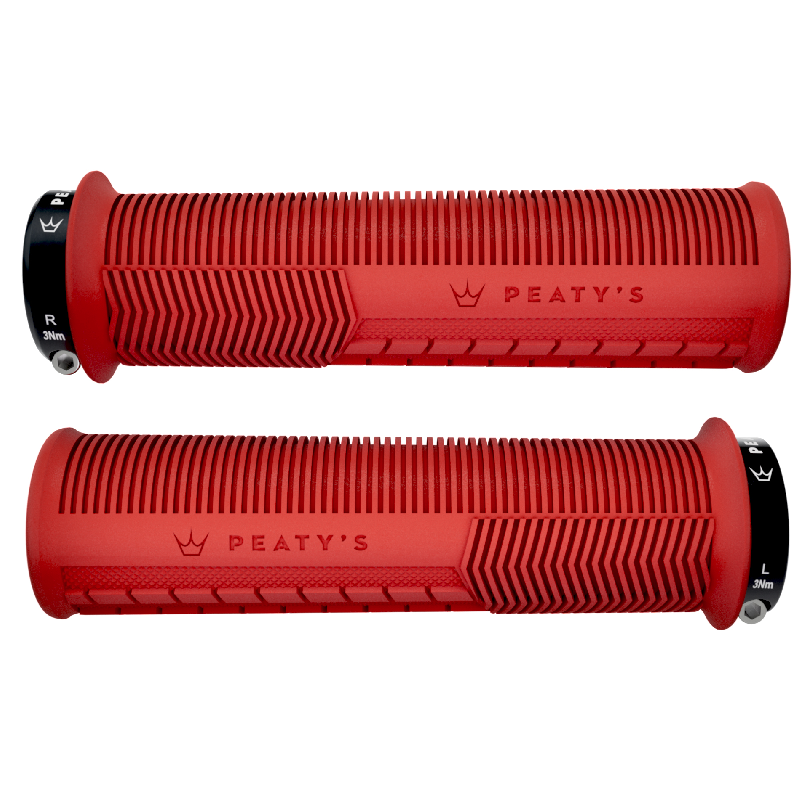 PEATY'S MONARCH MUSHROOM Grips Red