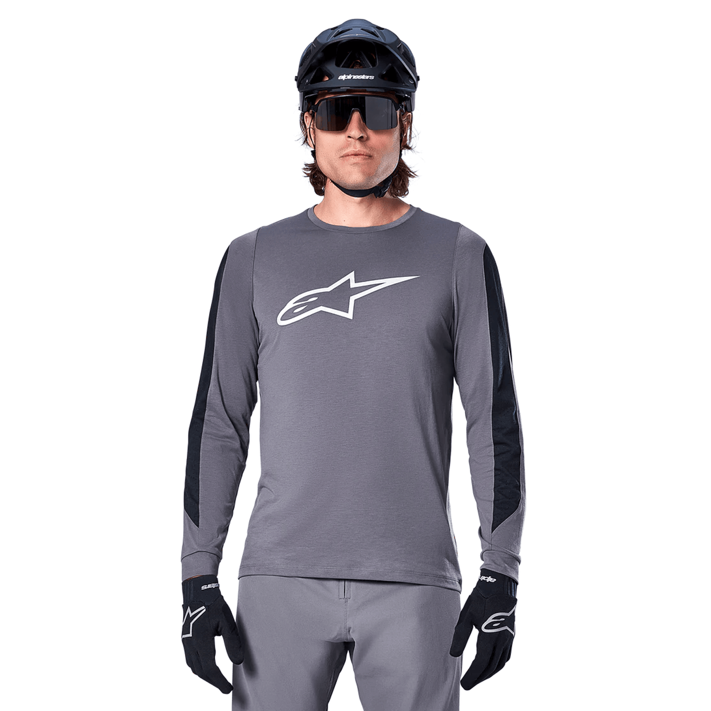 ALPINESTARS A-DURA DRI ASTAR Dres s dlouhým rukávem tmavě šedý