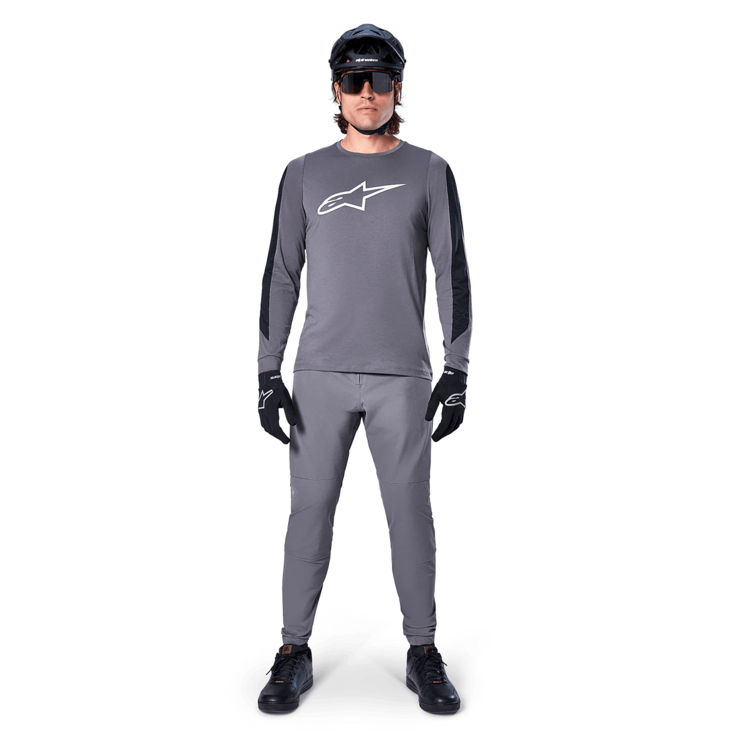 ALPINESTARS A-DURA DRI ASTAR Dres s dlouhým rukávem tmavě šedý