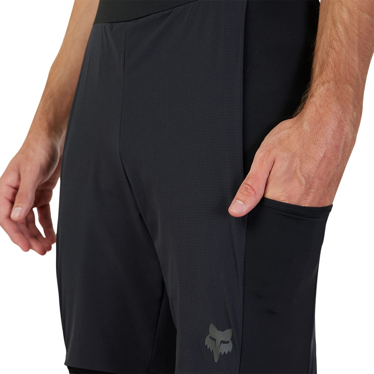FOX FLEXAIR ASCENT CARGO Šortky s nohavičkou Black