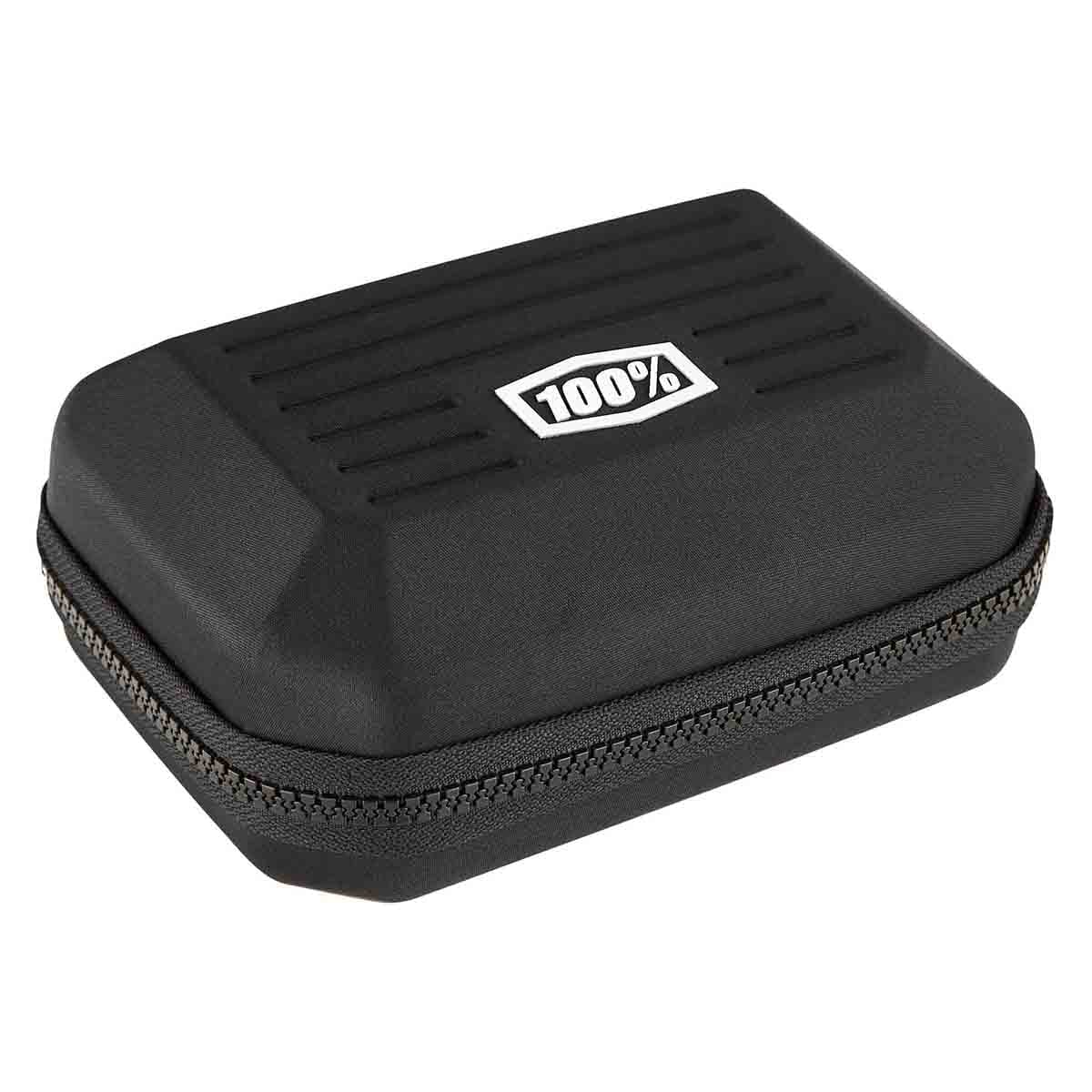 Lunettes 100% SPEEDCRAFT Blanc Matt Hiper Mirror Argent