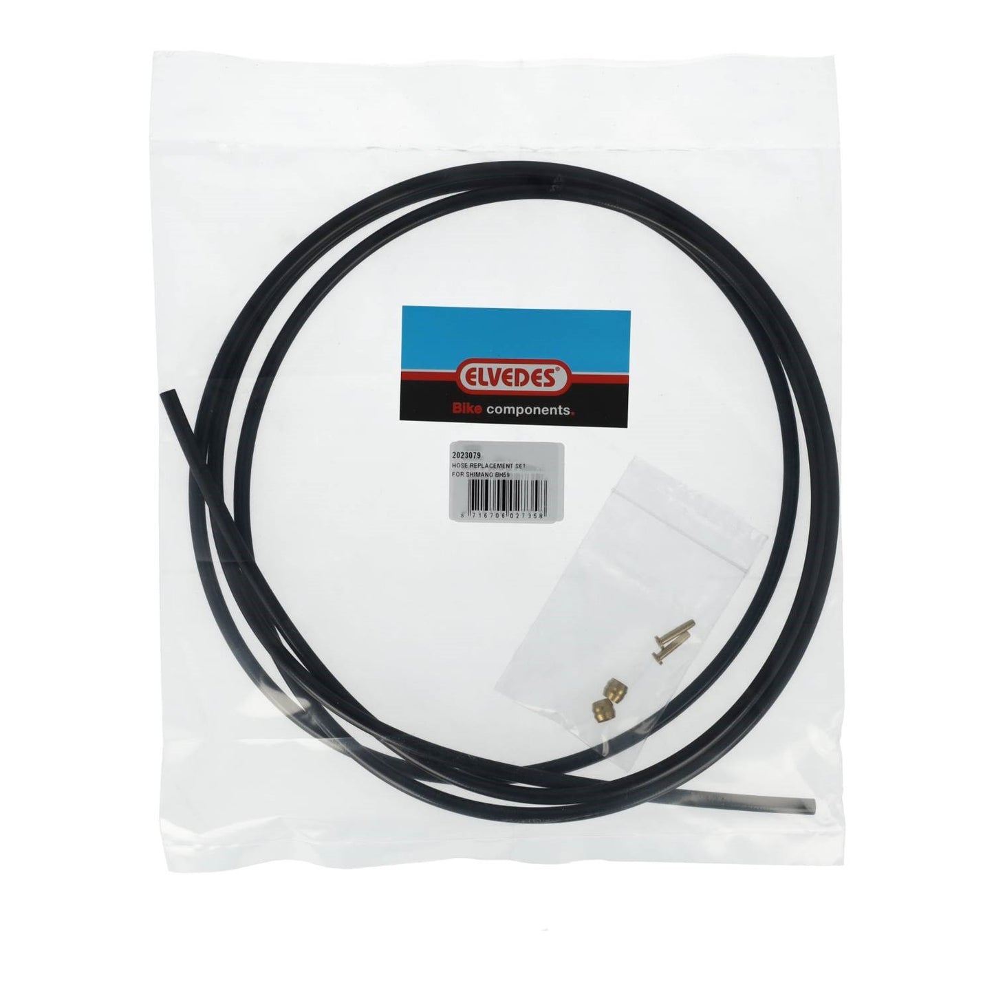 ELVEDES hose kit for Shimano BH59 2m Black + parts